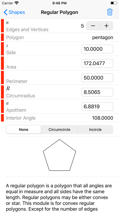 Geometry Calculator++のおすすめ画像7