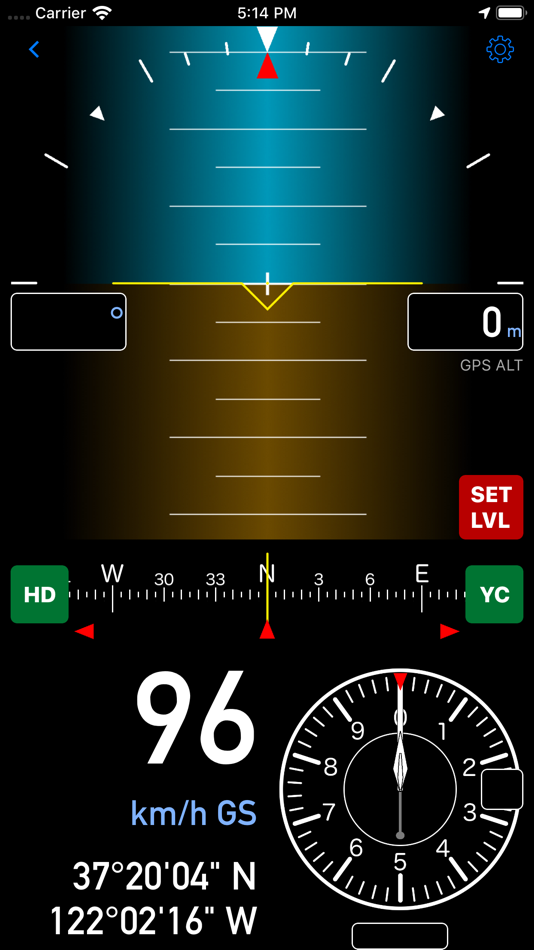 #1. Artificial Horizon (iOS) 由: HPR-Solutions