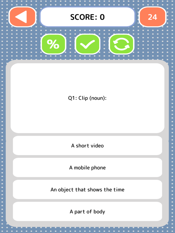 Screenshot #6 pour English Vocabulary Quiz - Game