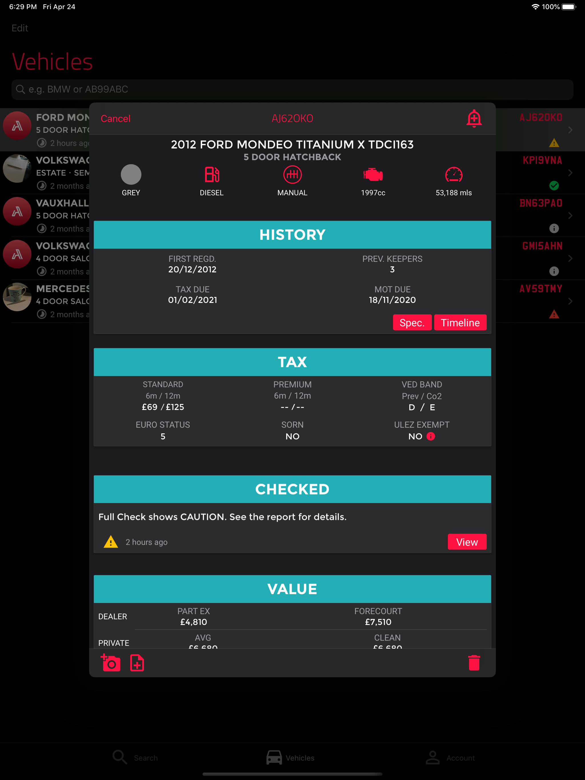 autoClarity: Car Check & Value screenshot 10