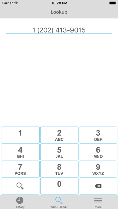 Screenshot #1 pour EveryCaller Reverse Lookup
