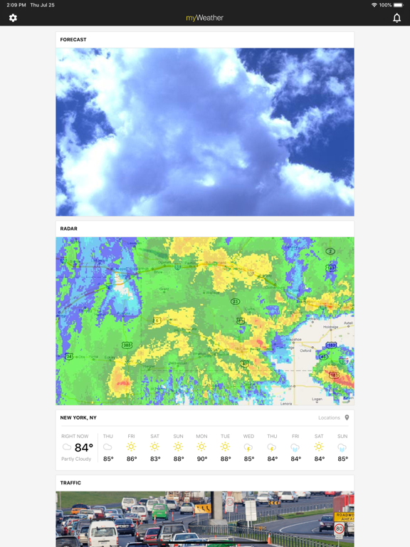 myWeather - Live Local Weatherのおすすめ画像1