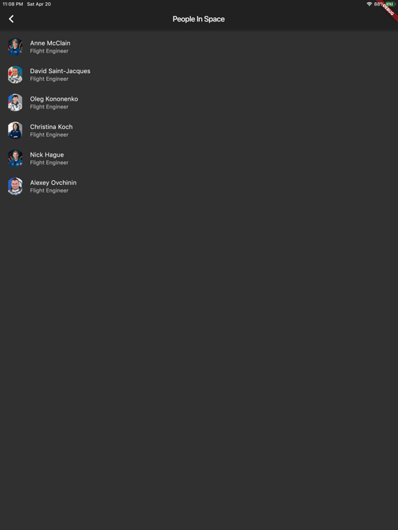Screenshot #5 pour People In Space Right Now