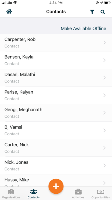 hc1 CRM iPhone screenshot 4 - Business app