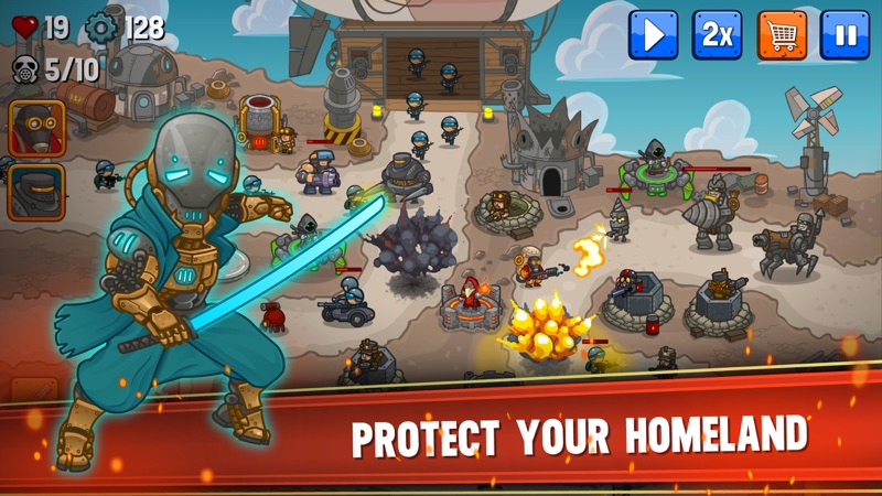 Steampunk Defense screenshot 1