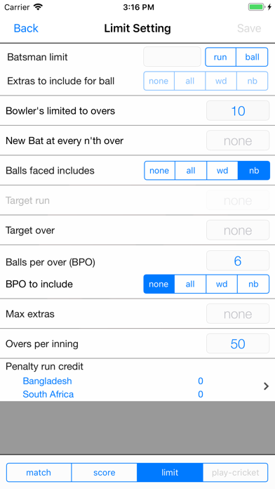 nxCricket Screenshot