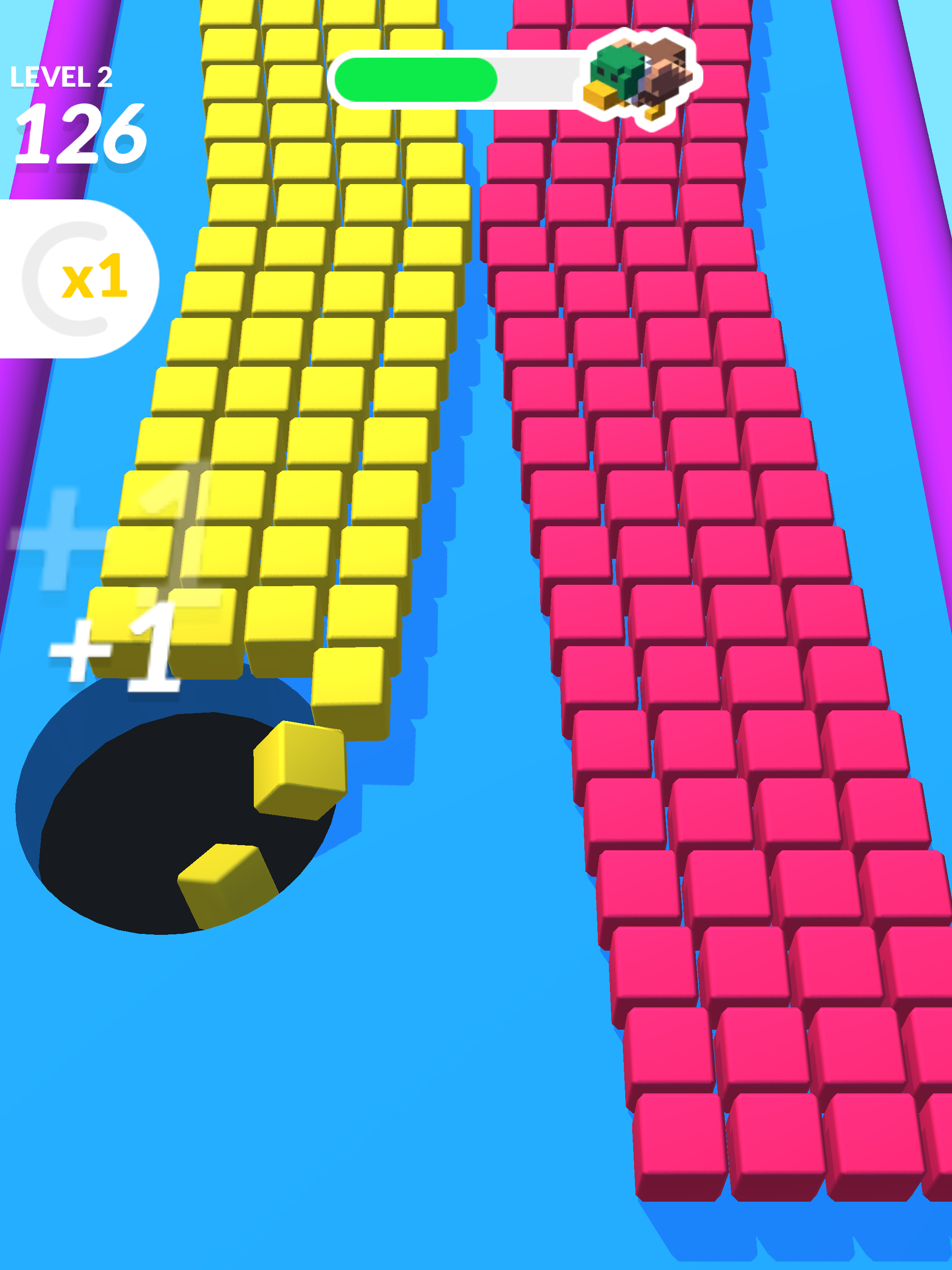 Holoo - Swallow every cube !