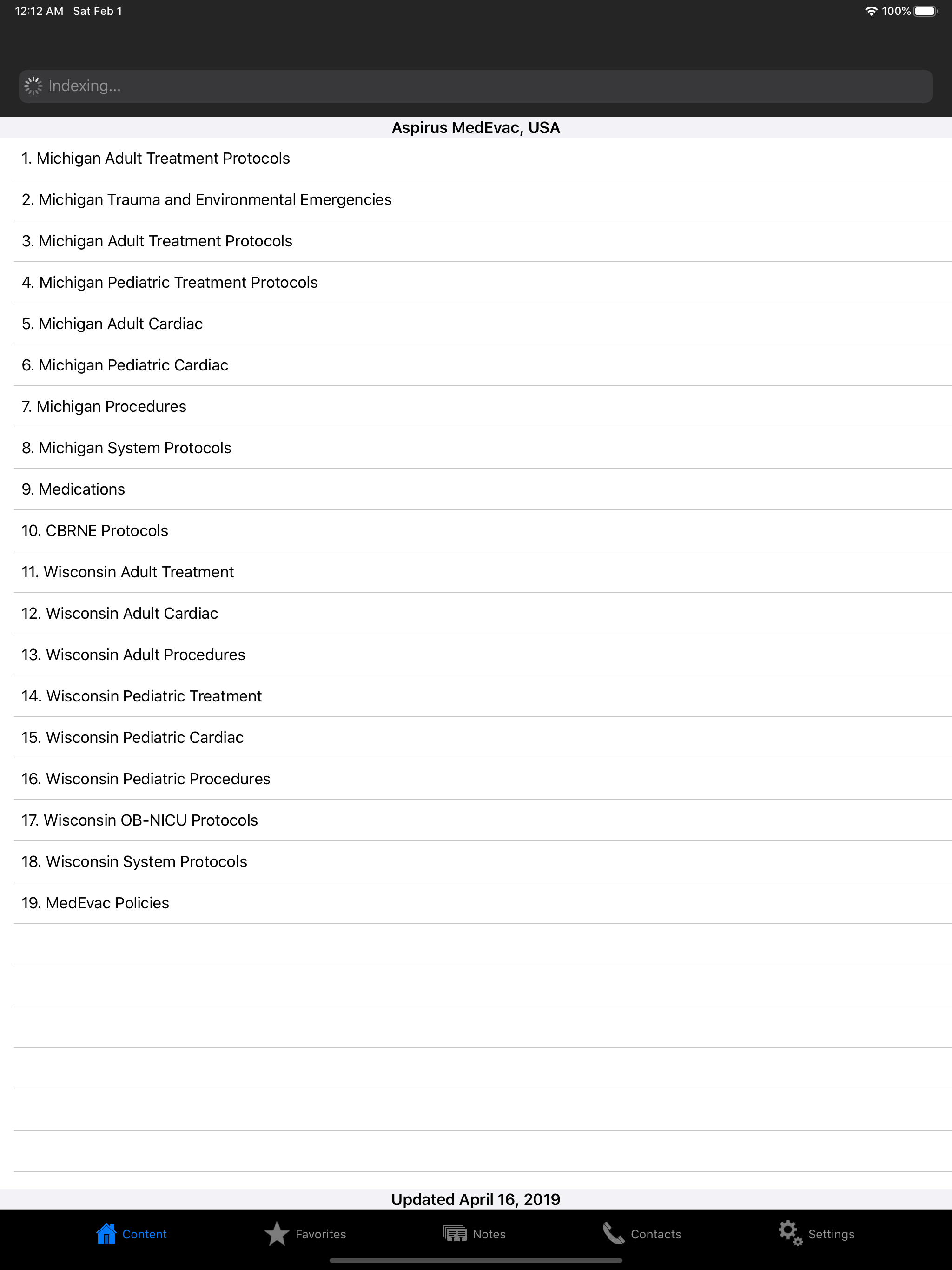 Aspirus MedEvac EMS Protocols screenshot 7