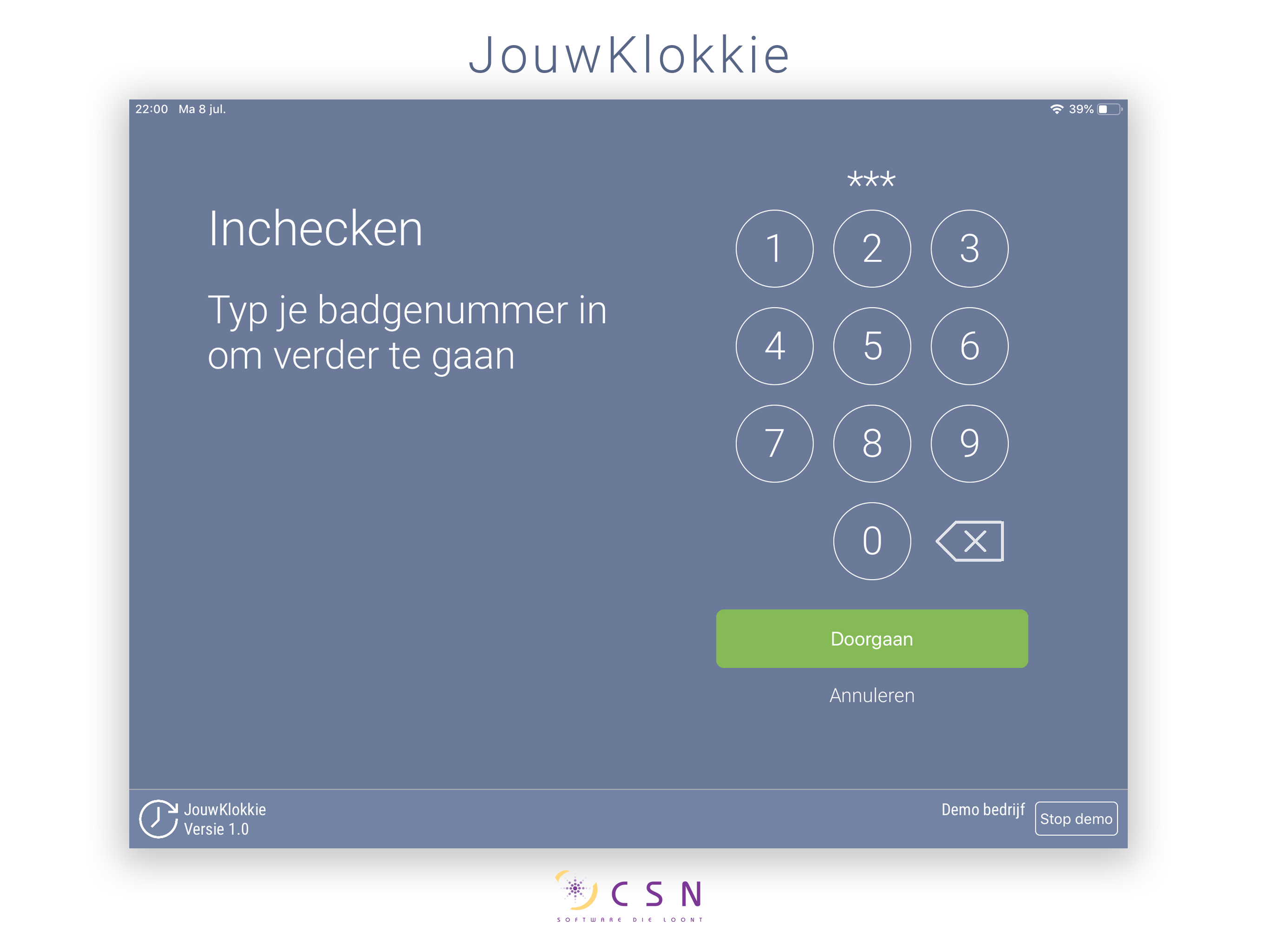 JouwKlokkie screenshot 2