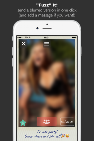 FuzzMe!  Secret photo sharing screenshot 2