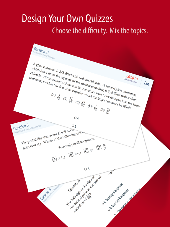 GRE Math by Sherpa Prep iPad screenshot 3 - Education app