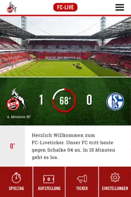 Game screenshot 1. FC Köln App apk