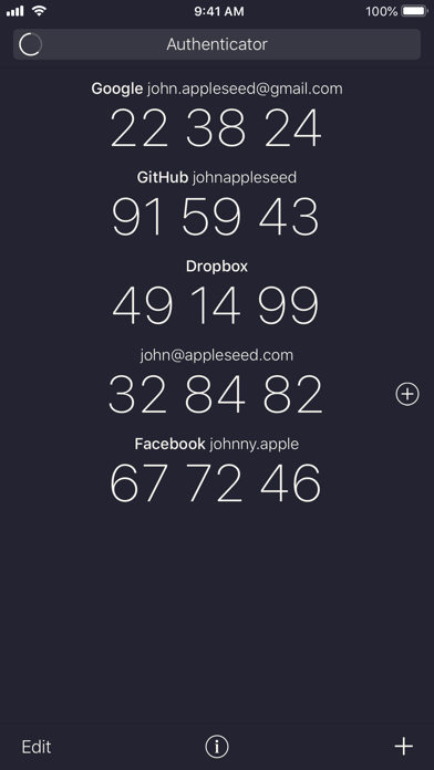 Screenshot #1 pour Authenticator