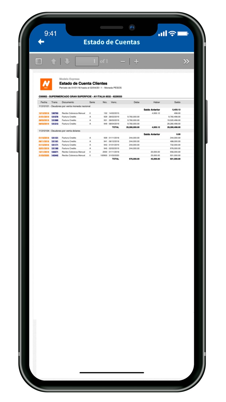 iPhone screenshot