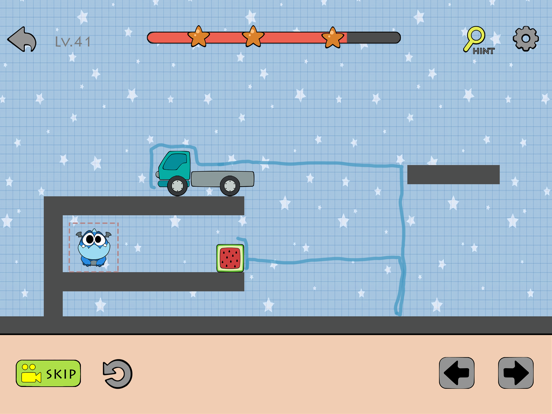 Dino Brain - Draw Physics Line iPad screenshot