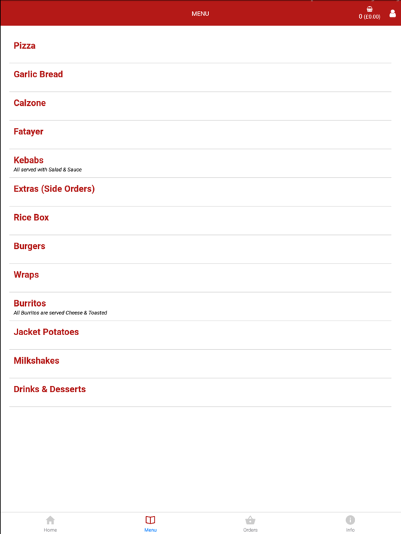 Screenshot #5 pour King Pizza WA8.