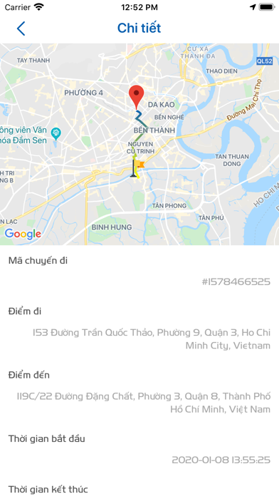 mobiGPS Tracking routing app screenshot 3