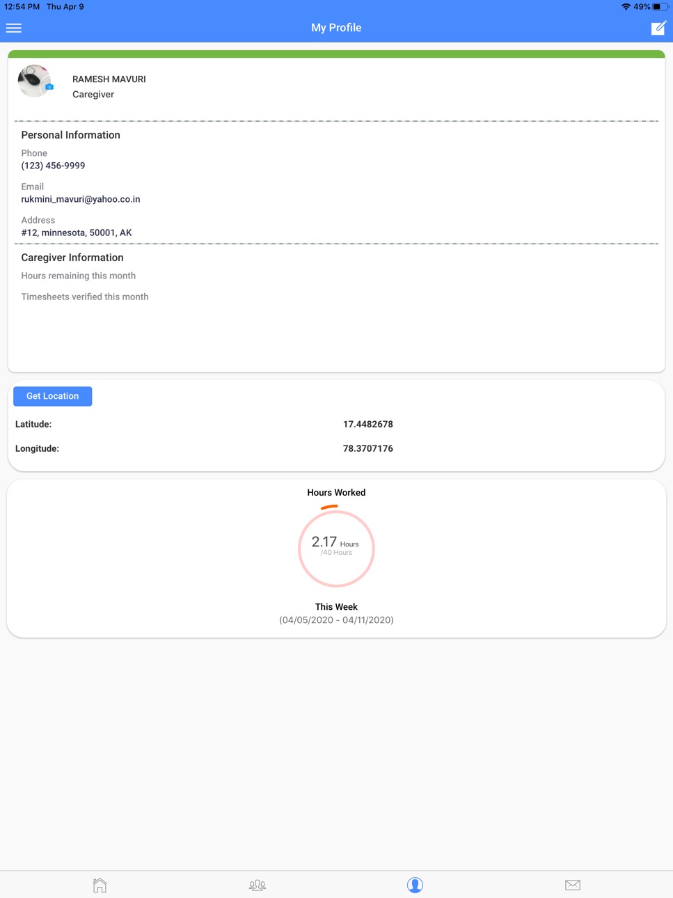 iPad screenshot