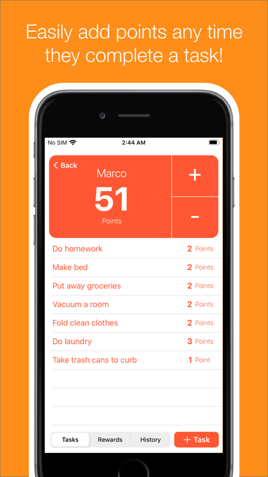 #2. punti+ chores tasks & rewards (iOS) Podle: FRWRD7 LLC