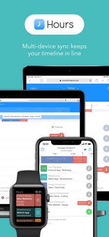 Hours Time Trackingのおすすめ画像1