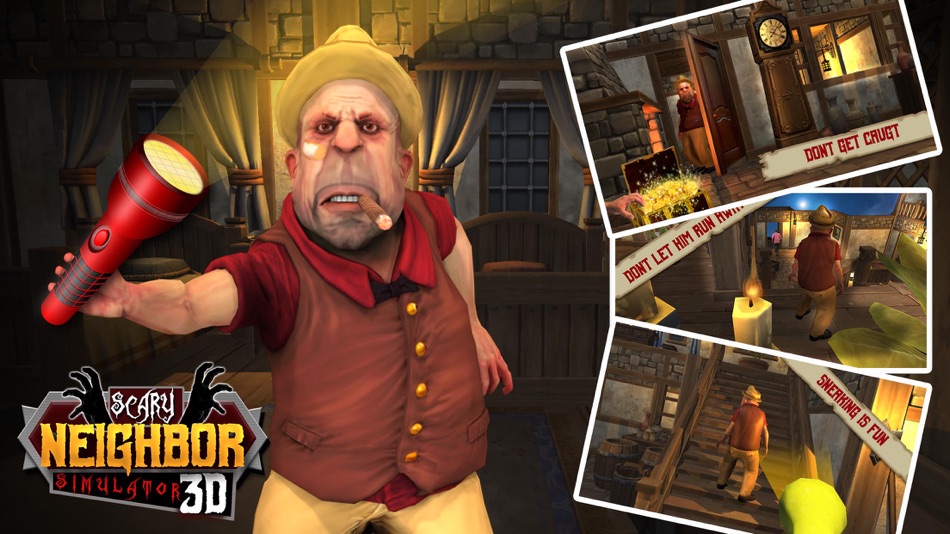 #4. Scary Neighbor Simulator 3D (iOS) Podle: BLEEDING EDGE STUDIO LTD