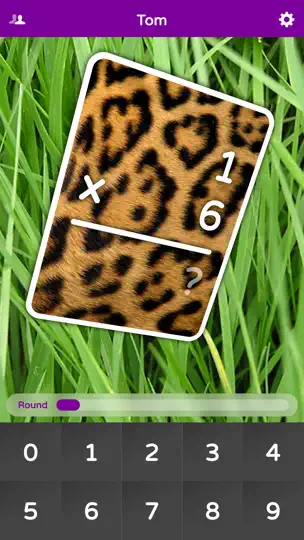 Captura de pantalla de TouchNumbers Flash Cards en iPhone 1