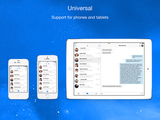 AnyTalk Messenger iPad screenshot 4 - Social Networking app