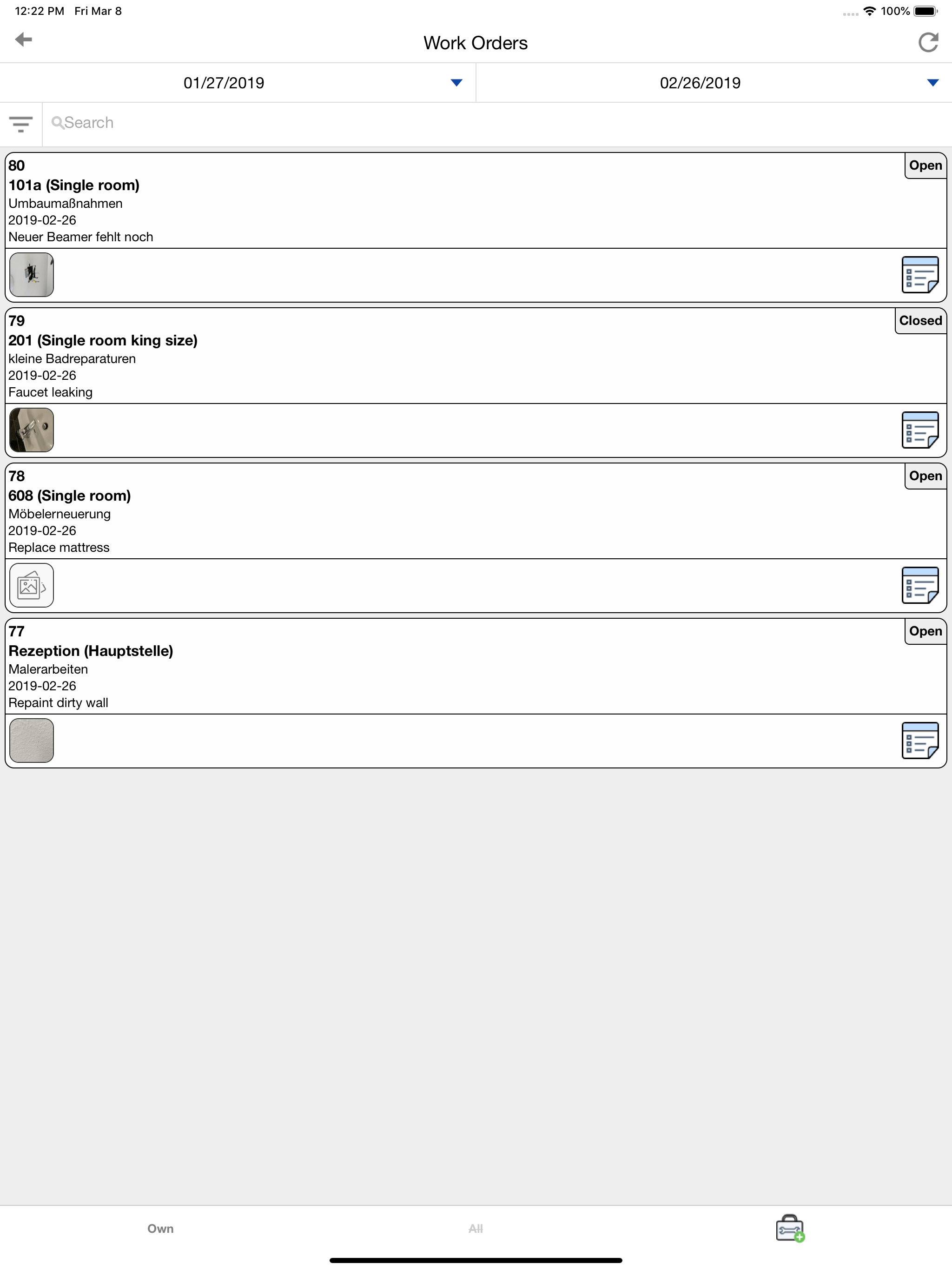 protel Air Housekeeping screenshot 11