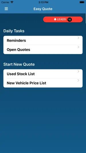 Easy Quote Mobile screenshot 1