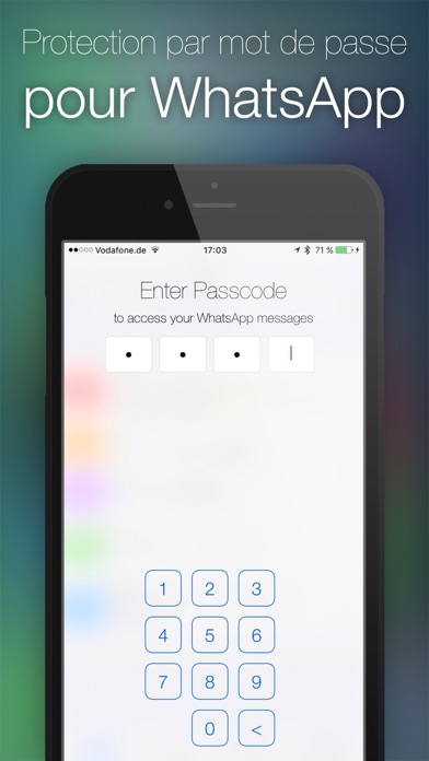 Screenshot #1 pour Mot de passe pour WhatsApp