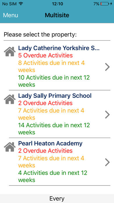 Every Activities Screenshot
