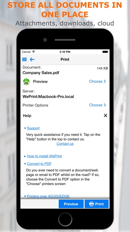 PrintCentral Pro for iPhone screenshot-1