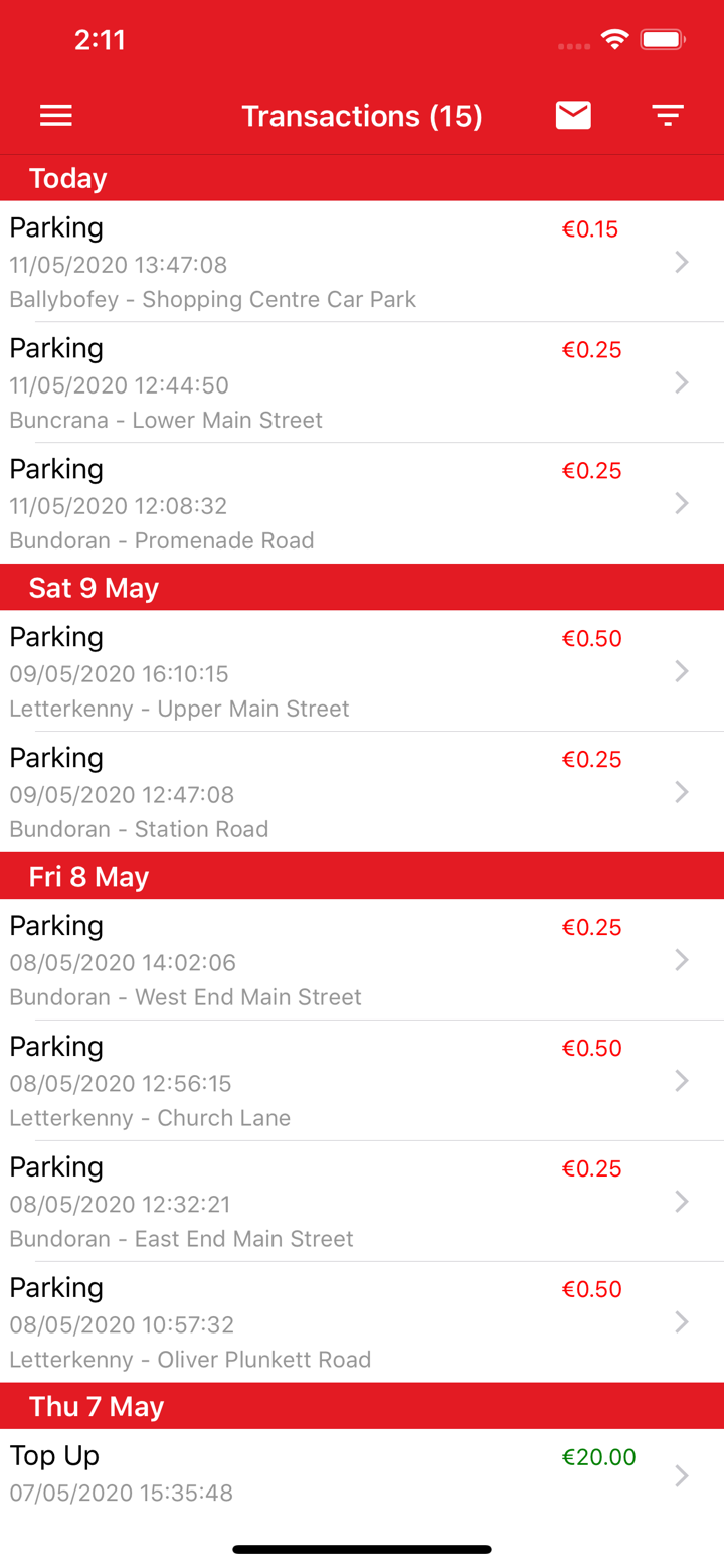 Donegal eParking screenshot 5