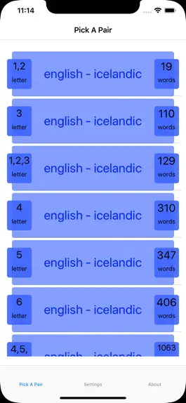Game screenshot PickAPair Icelandic - English mod apk