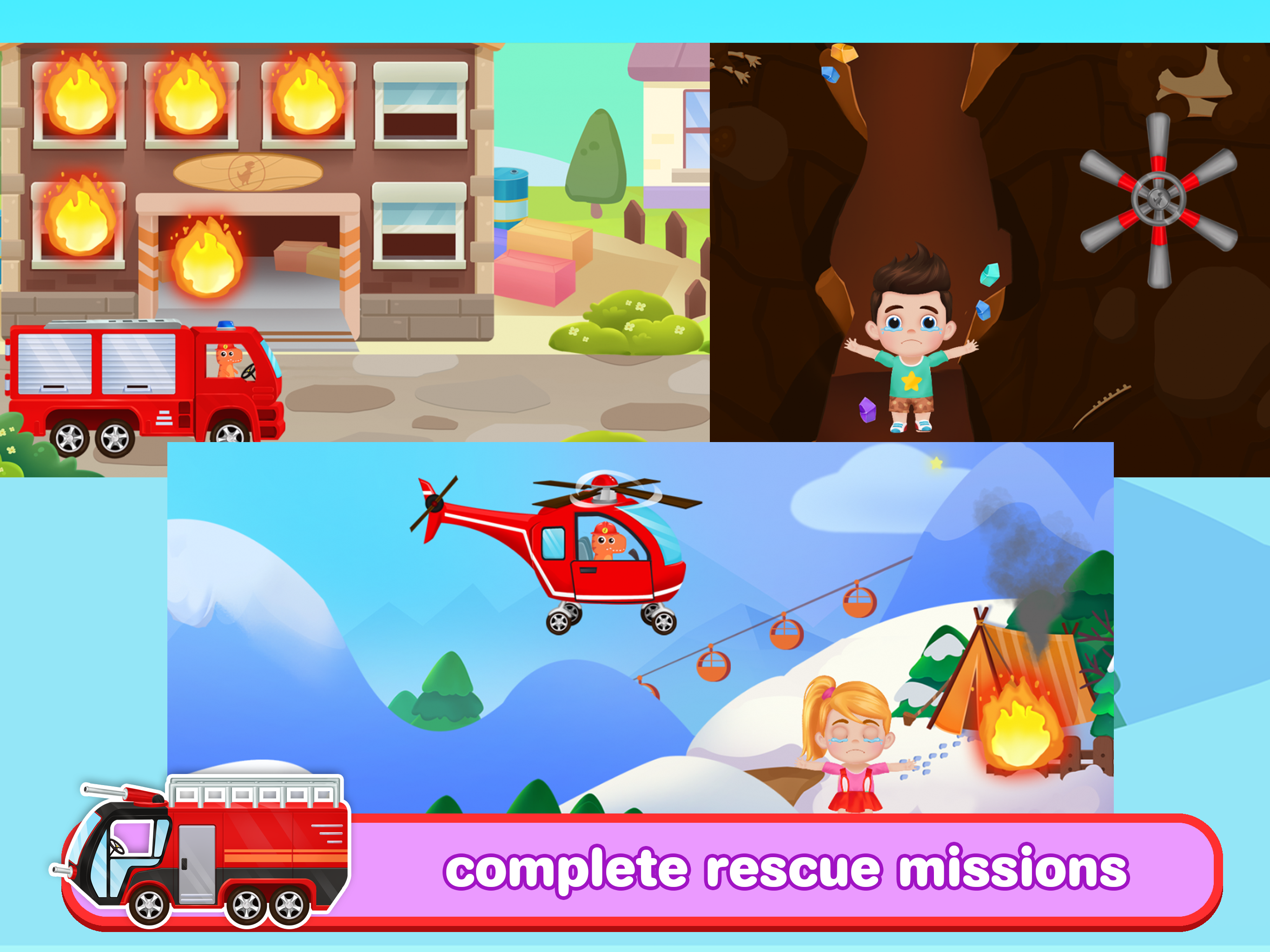 Firefighters Rescue Game