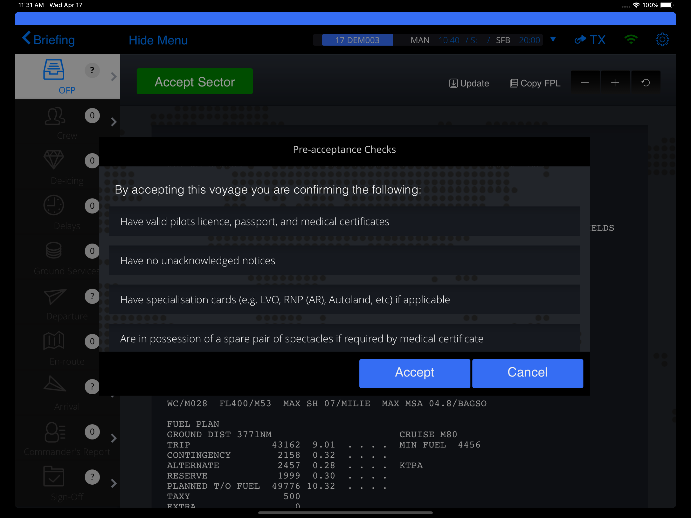 Skybook Aviation Cloud screenshot 3