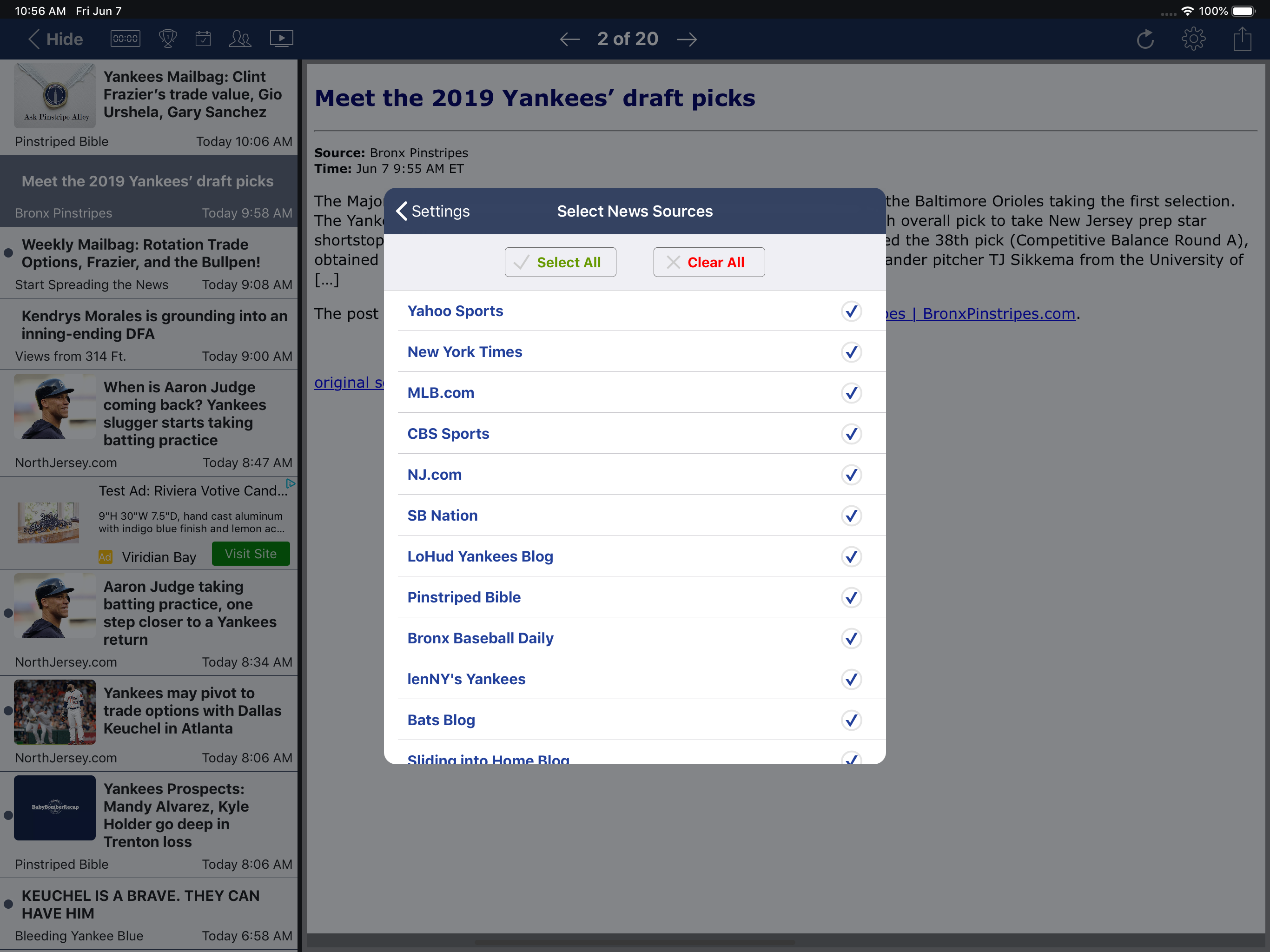 Baseball News - MLB edition screenshot 13