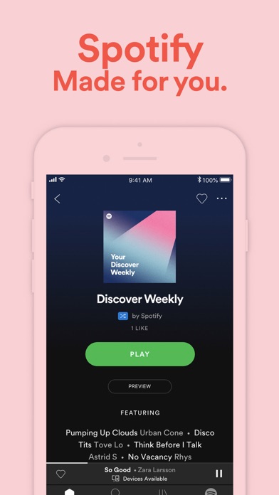 Spotify Screenshot 1