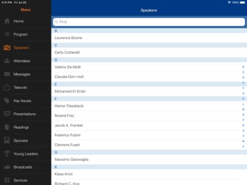Ambrosetti Workshop iPad screenshot