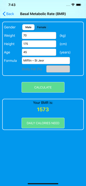 Health Metrics - BMI, BMR, IBW(圖2)-速報App