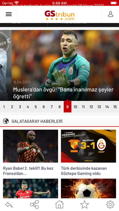 Galatasaray Haberleri iPhone screenshot 4 - News app