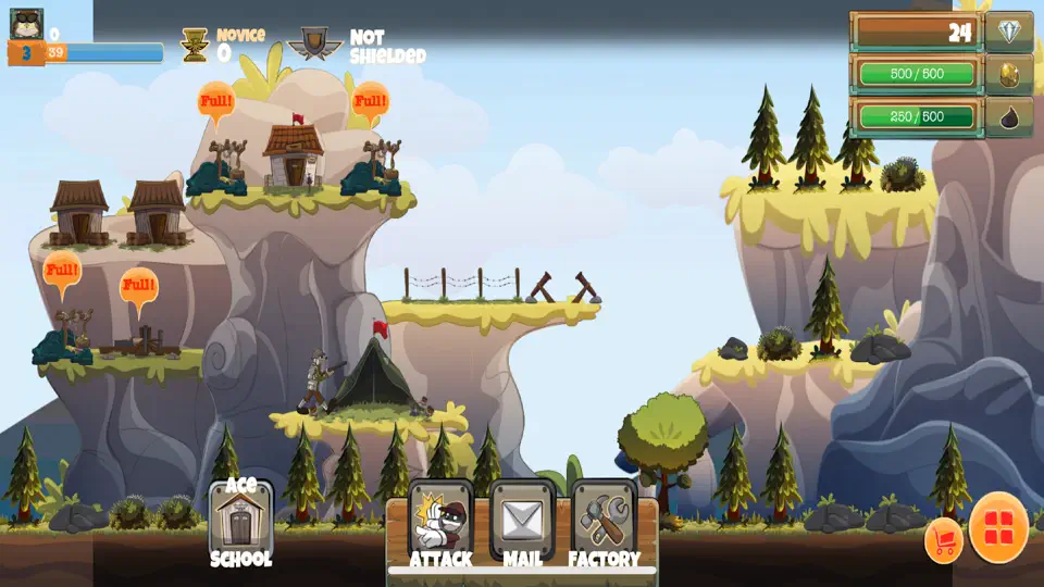 Captura de pantalla de Mini Dogfight en iPhone 2