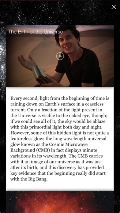 Prof Brian Cox's Universe Screenshot