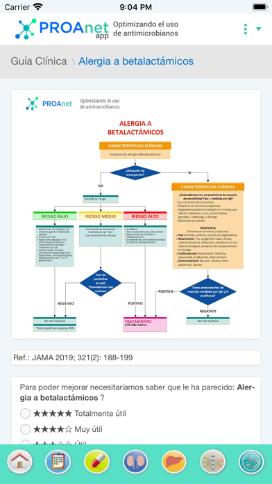 PROAnet app iPhone screenshot 3 - Medical app