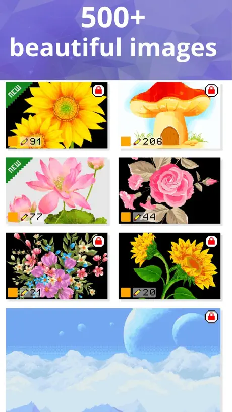 Color by Number for Adults+++