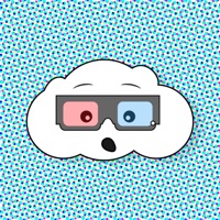 Cute Clouds app icon - Stickers app for iPhone