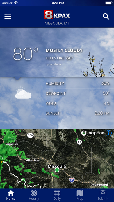 KPAX STORMTracker Weather Screenshot