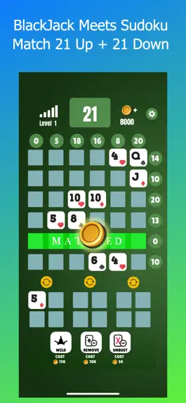 Game screenshot Blackjack 21 Across hack