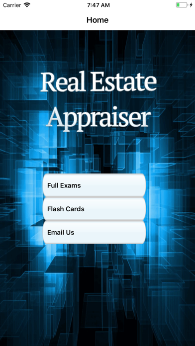 Real Estate Appraiser Exam Screenshot