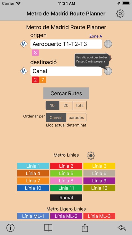 Madrid Metro Route Planner screenshot-8